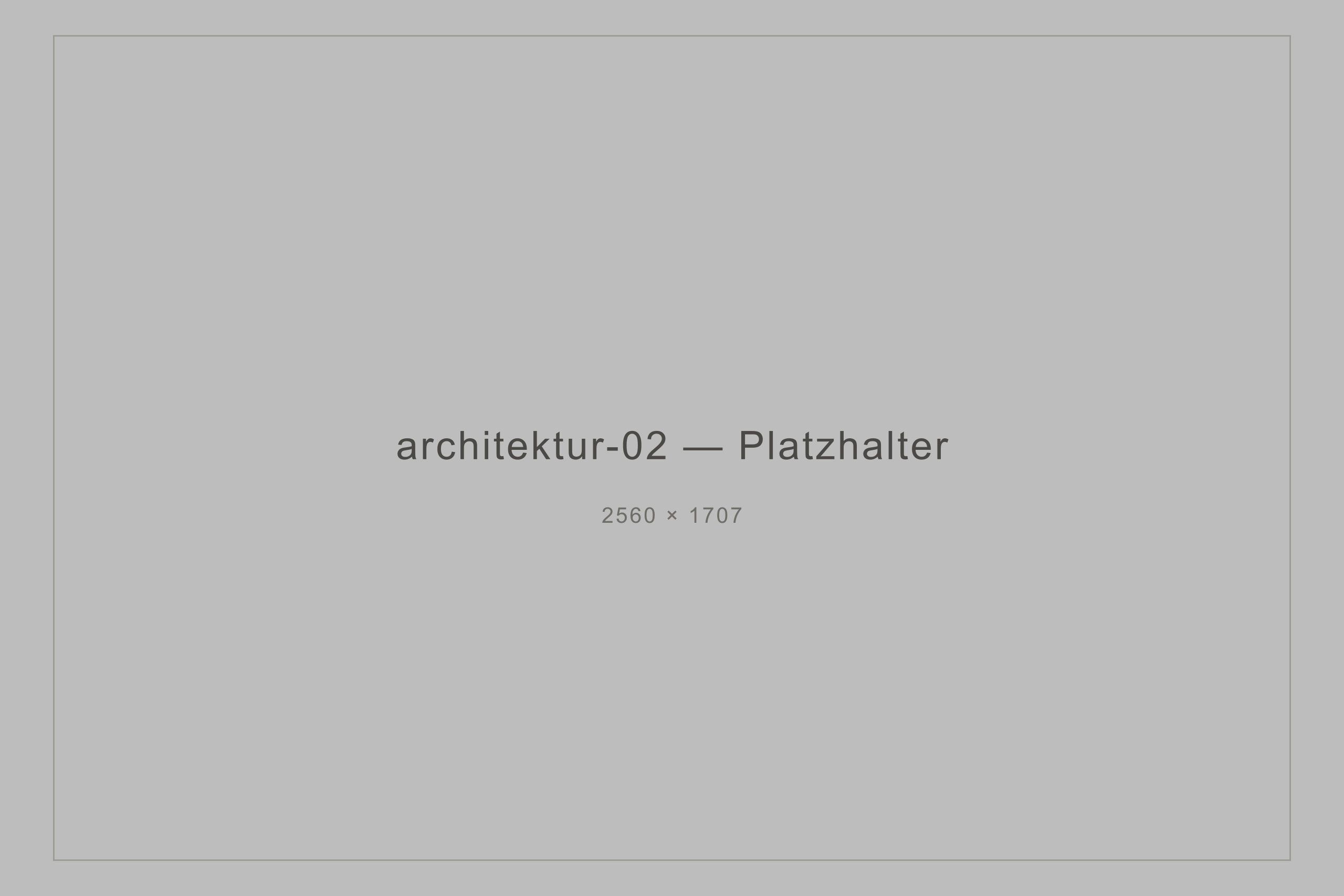 Platzhalter, Querformat, Serie Architektur s/w